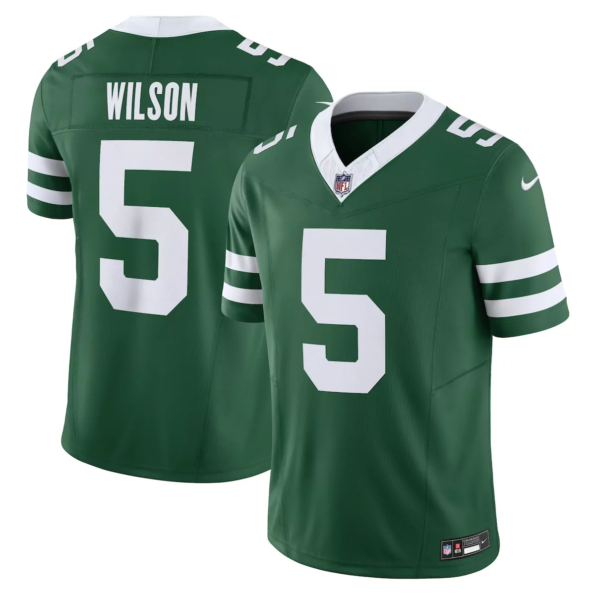 new york jets garrett wilson legacy green vapor f u s e limited jersey