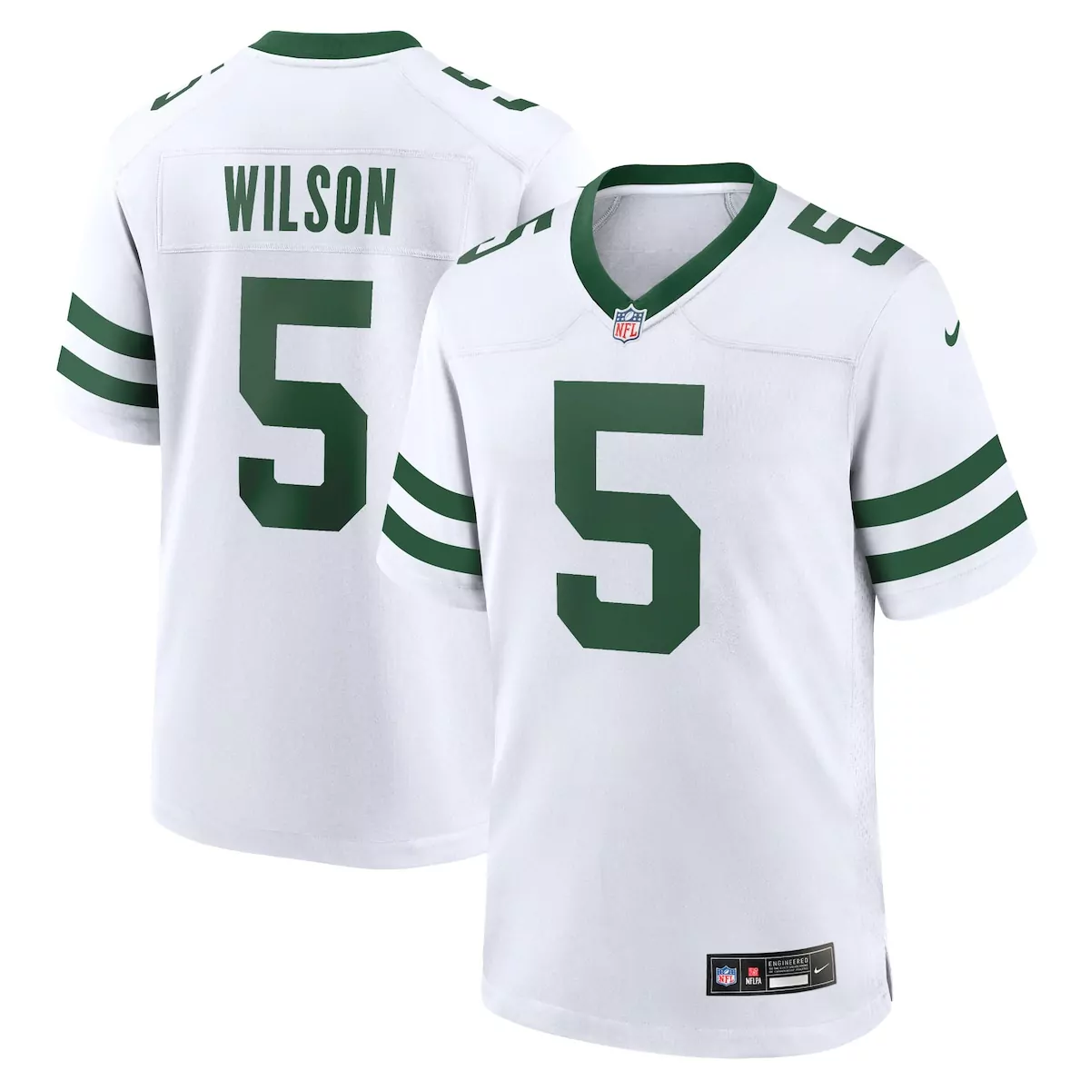 new york jets garrett wilson legacy green vapor f u s e limited jersey