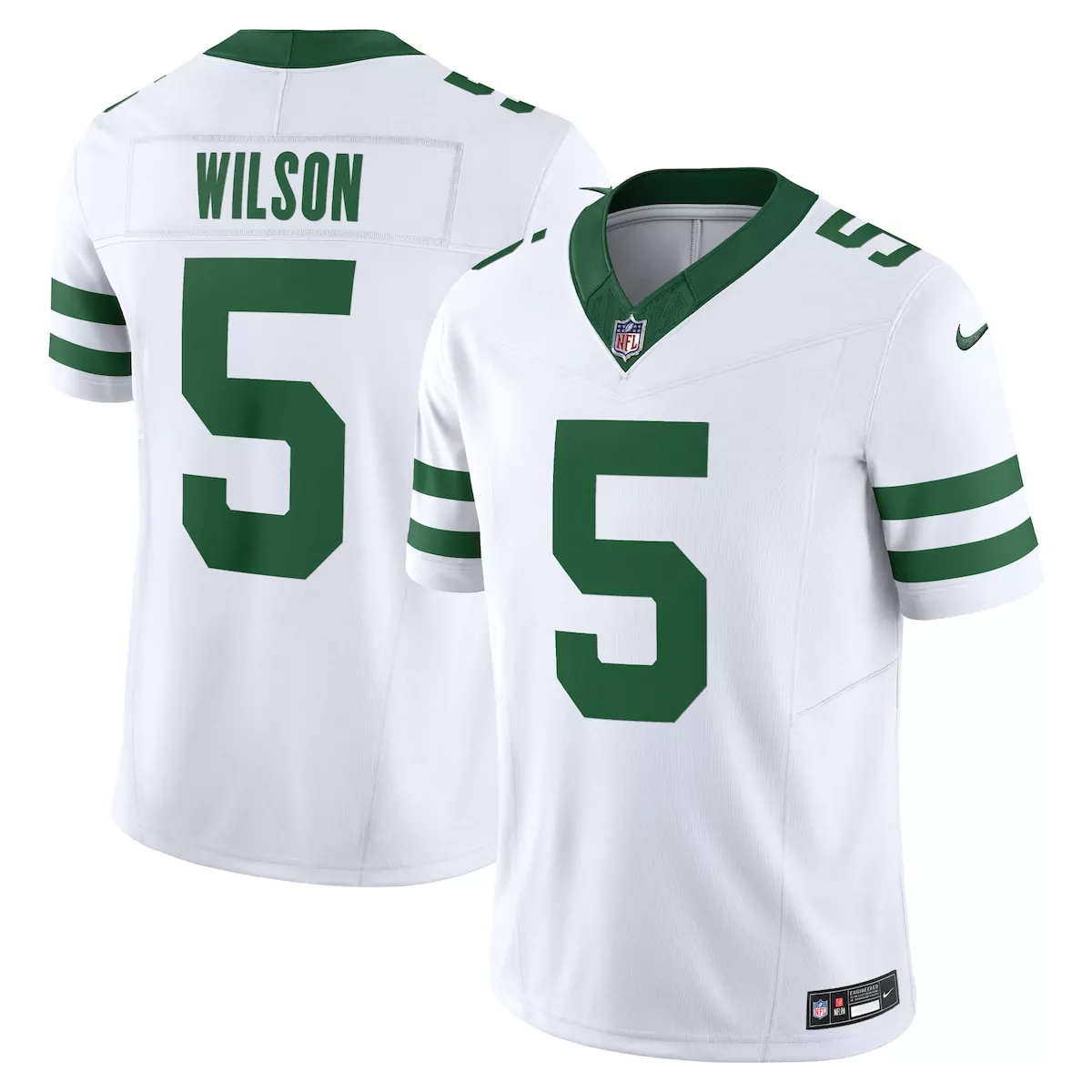new york jets garrett wilson legacy green vapor f u s e limited jersey