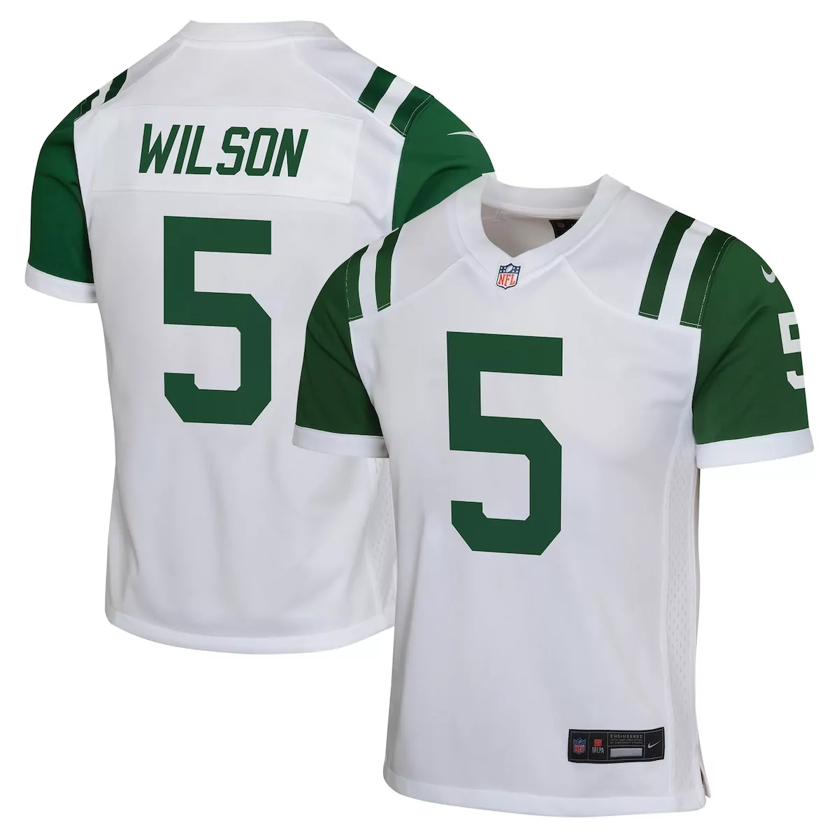 new york jets garrett wilson white game jersey uhm