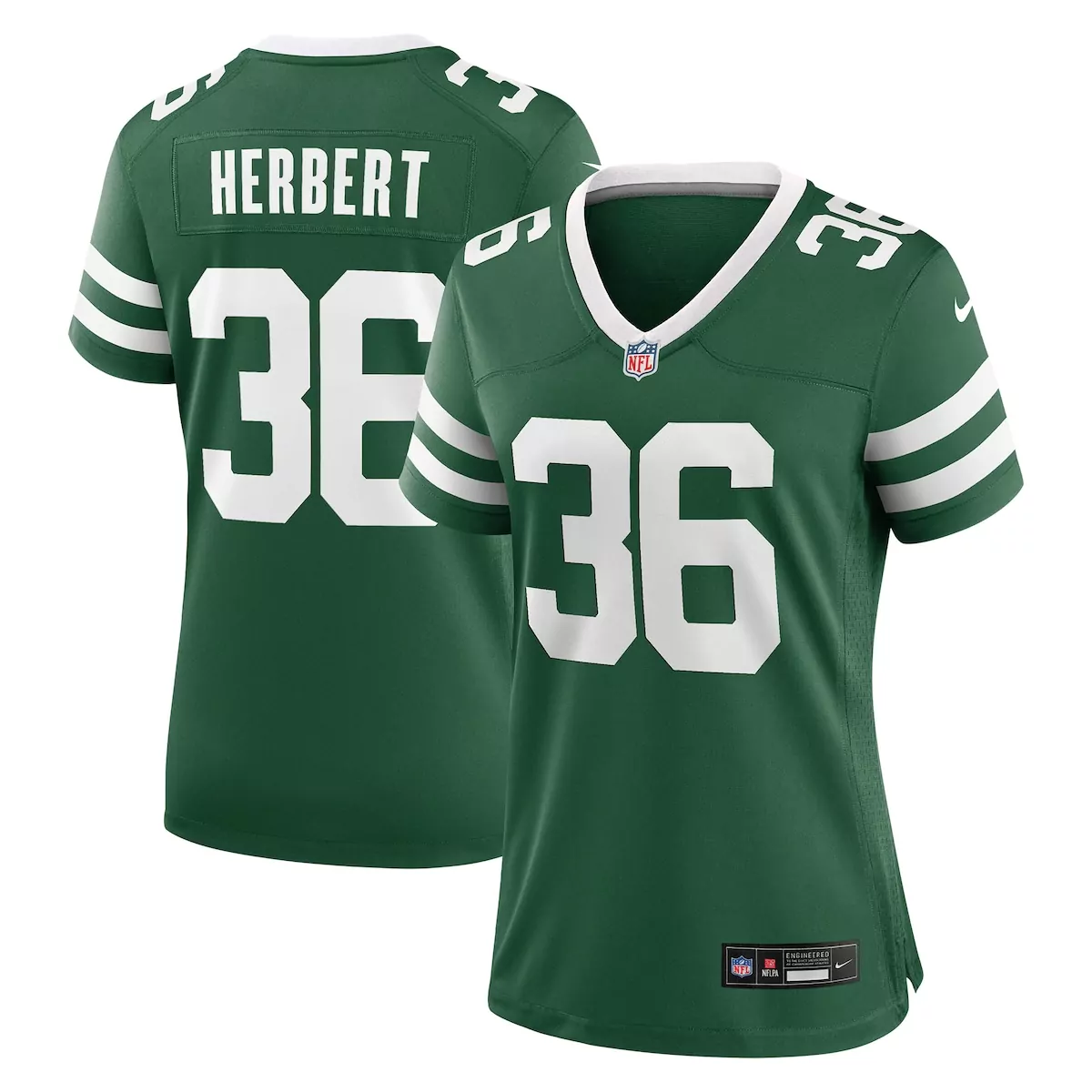 new york jets khalil herbert legacy green team game jersey izz