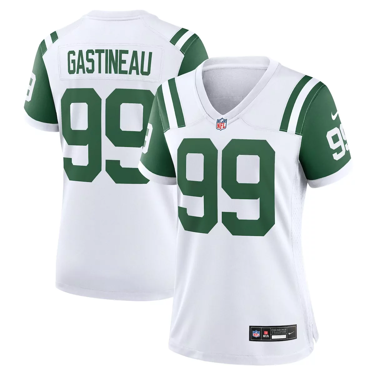 new york jets mark gastineau white classic alternate retired player game jersey