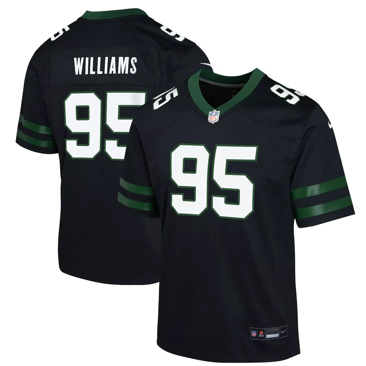 new york jets quincy williams legacy white game jersey