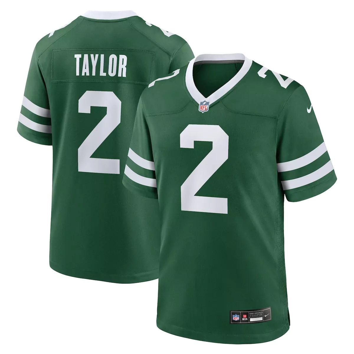 new york jets tyrod taylor legacy green team game jersey