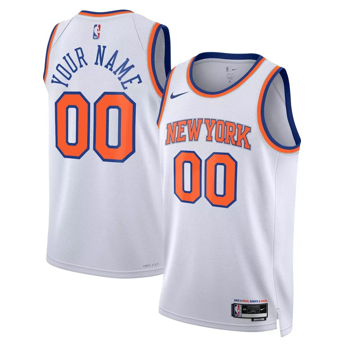 new york knicks association jersey custom unisex