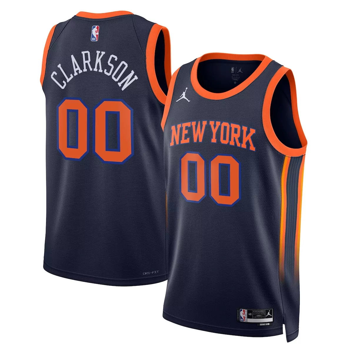 new york knicks icon edition jersey blue jalen brunson