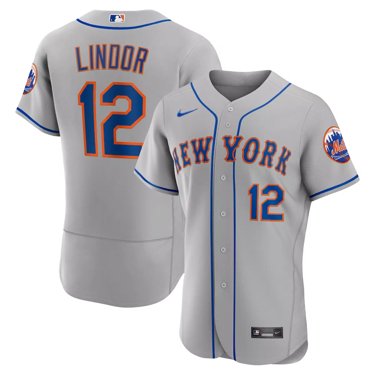 new york mets francisco lindor gray city connect limited player jersey