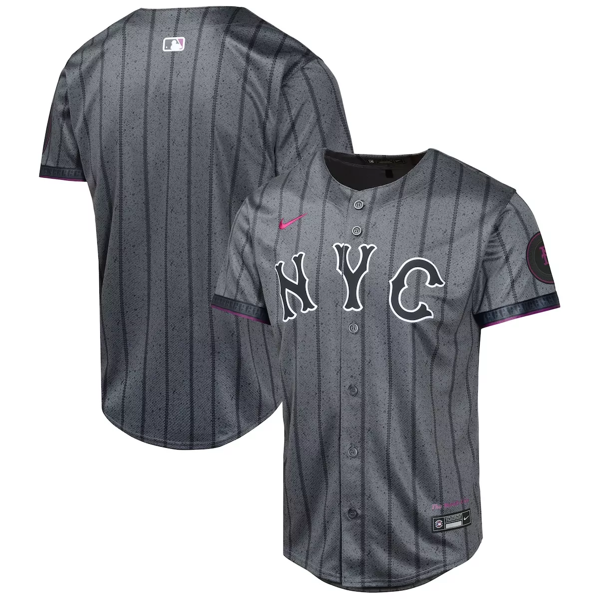 new york mets graphite 2024 city connect limited jersey qey