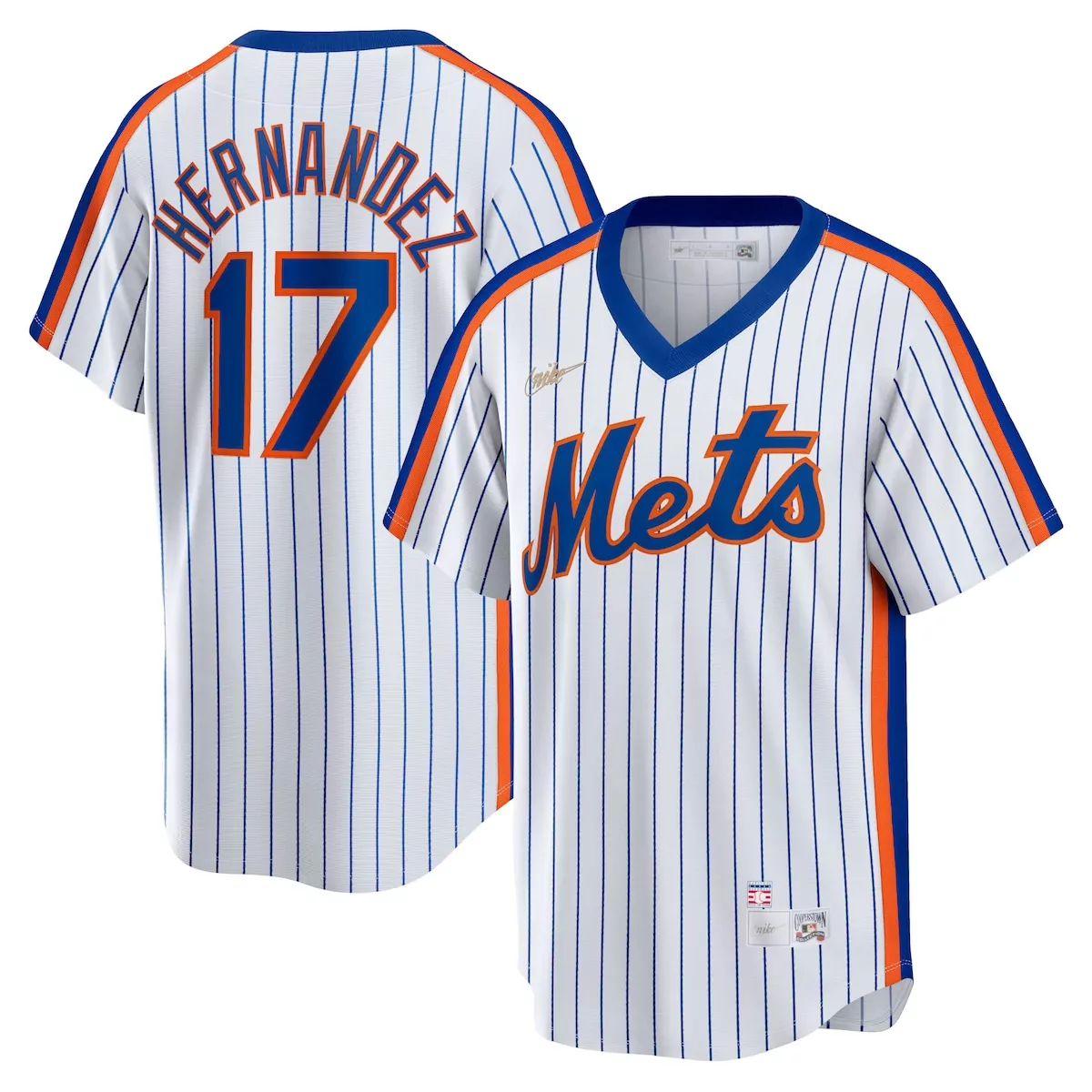 new york mets keith hernandez white home cooperstown collection player jersey