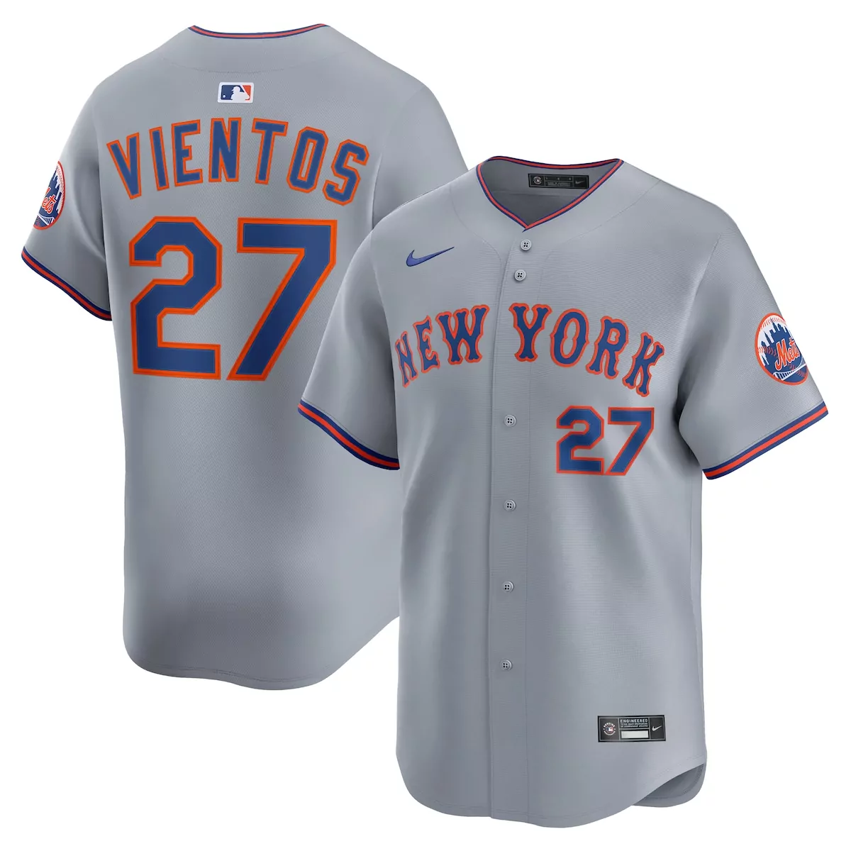 new york mets mark vientos gray all star limited jersey