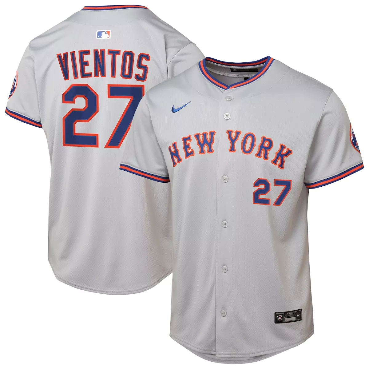 new york mets mark vientos gray all star limited jersey