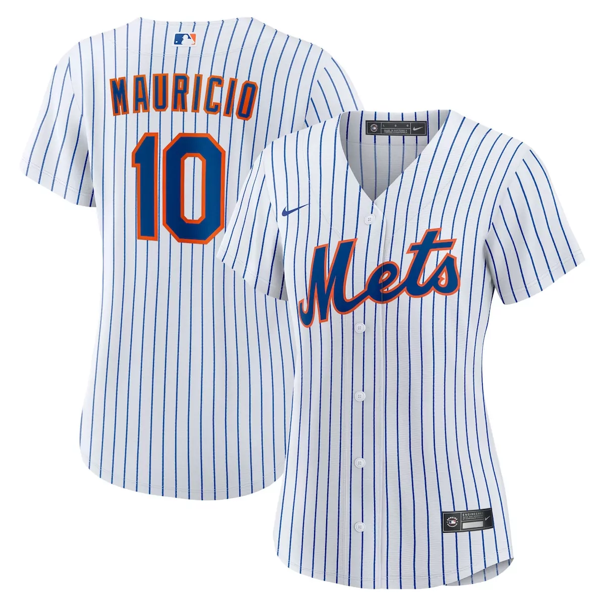 new york mets ronny mauricio white home jersey jye