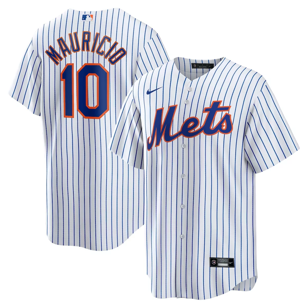 new york mets ronny mauricio white home jersey jye