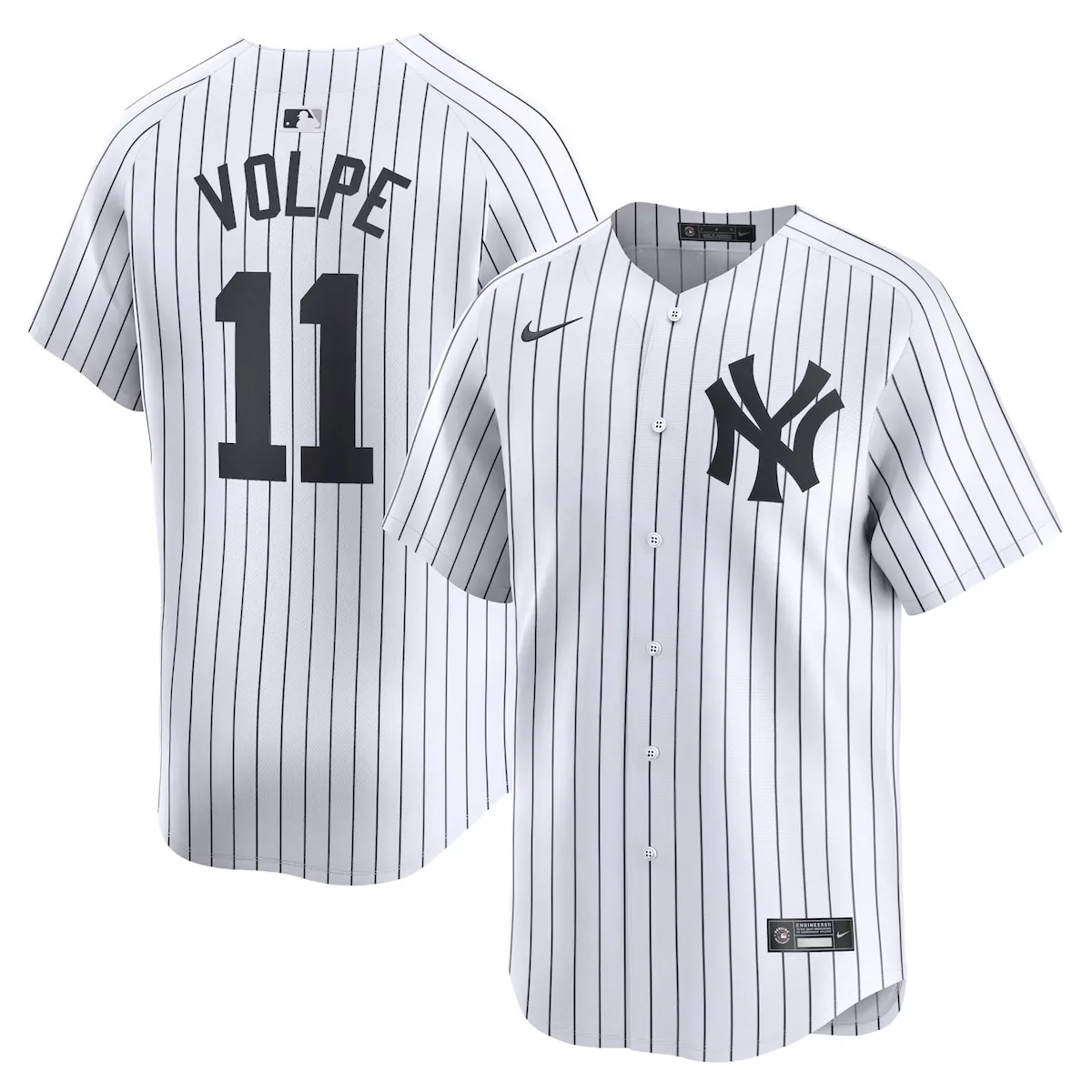 new york yankees anthony volpe white home limited player jersey bf5