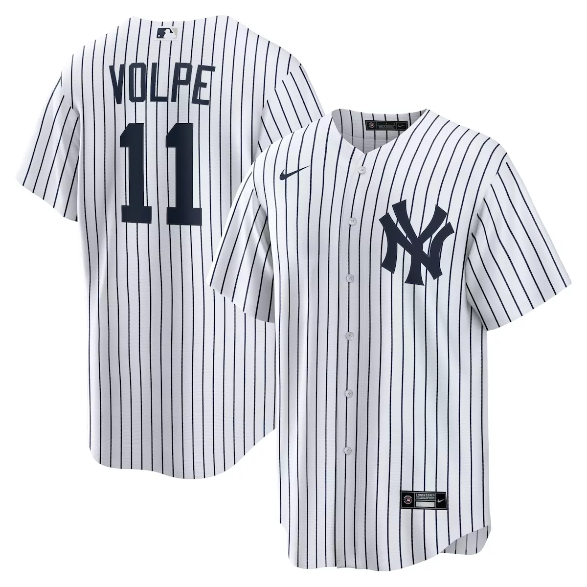 new york yankees anthony volpe white home player jersey