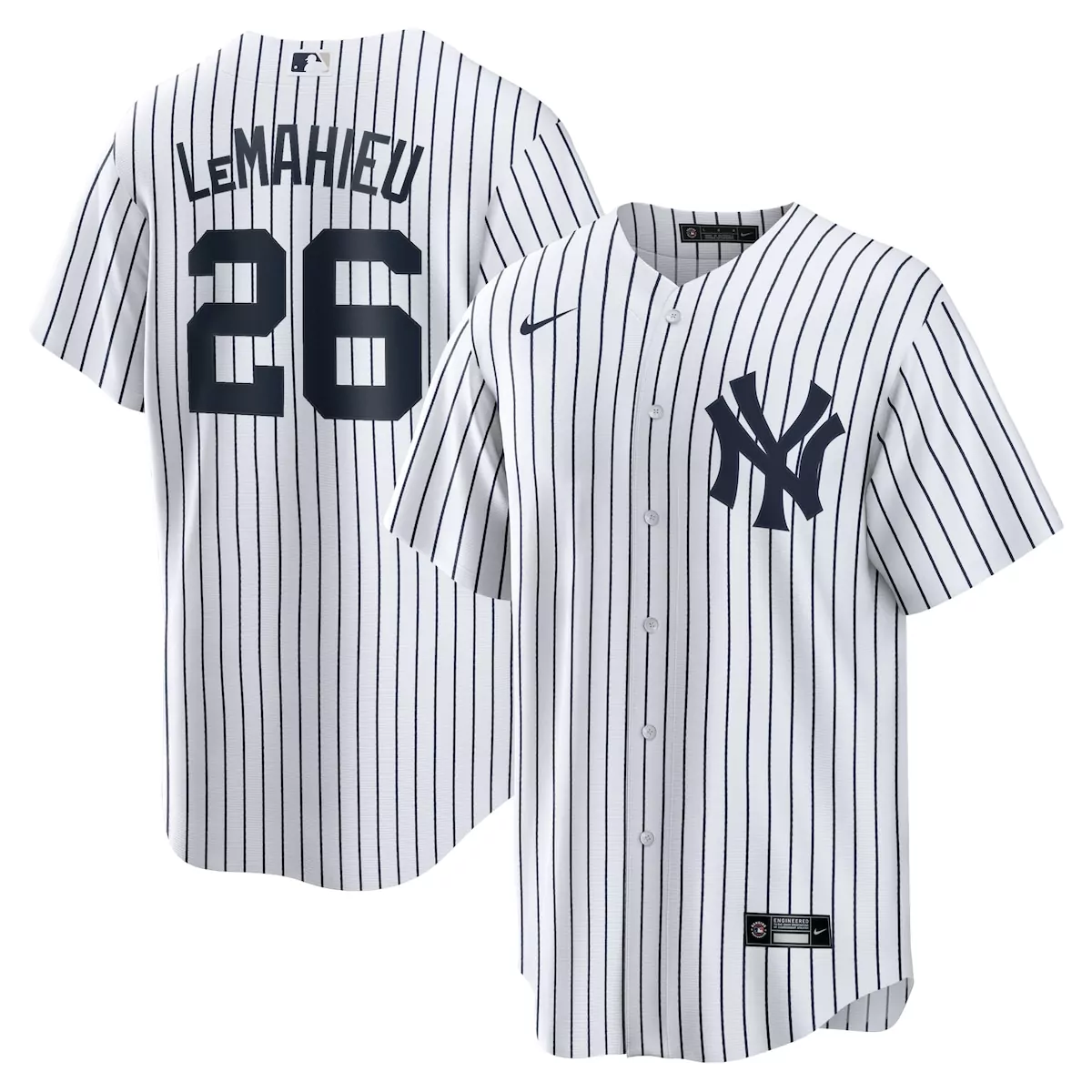 new york yankees dj lemahieu navy alternate player jersey