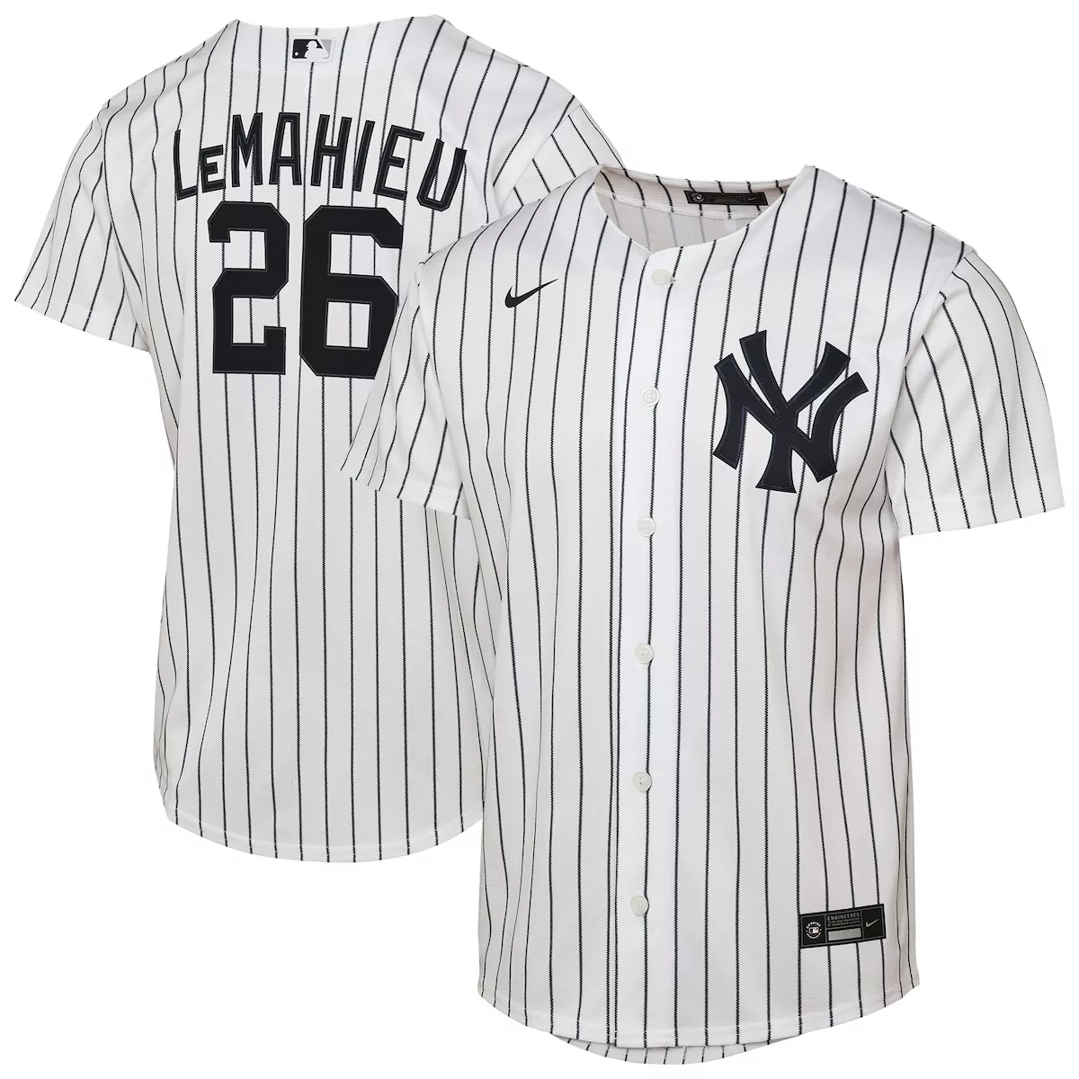 new york yankees dj lemahieu navy alternate player jersey