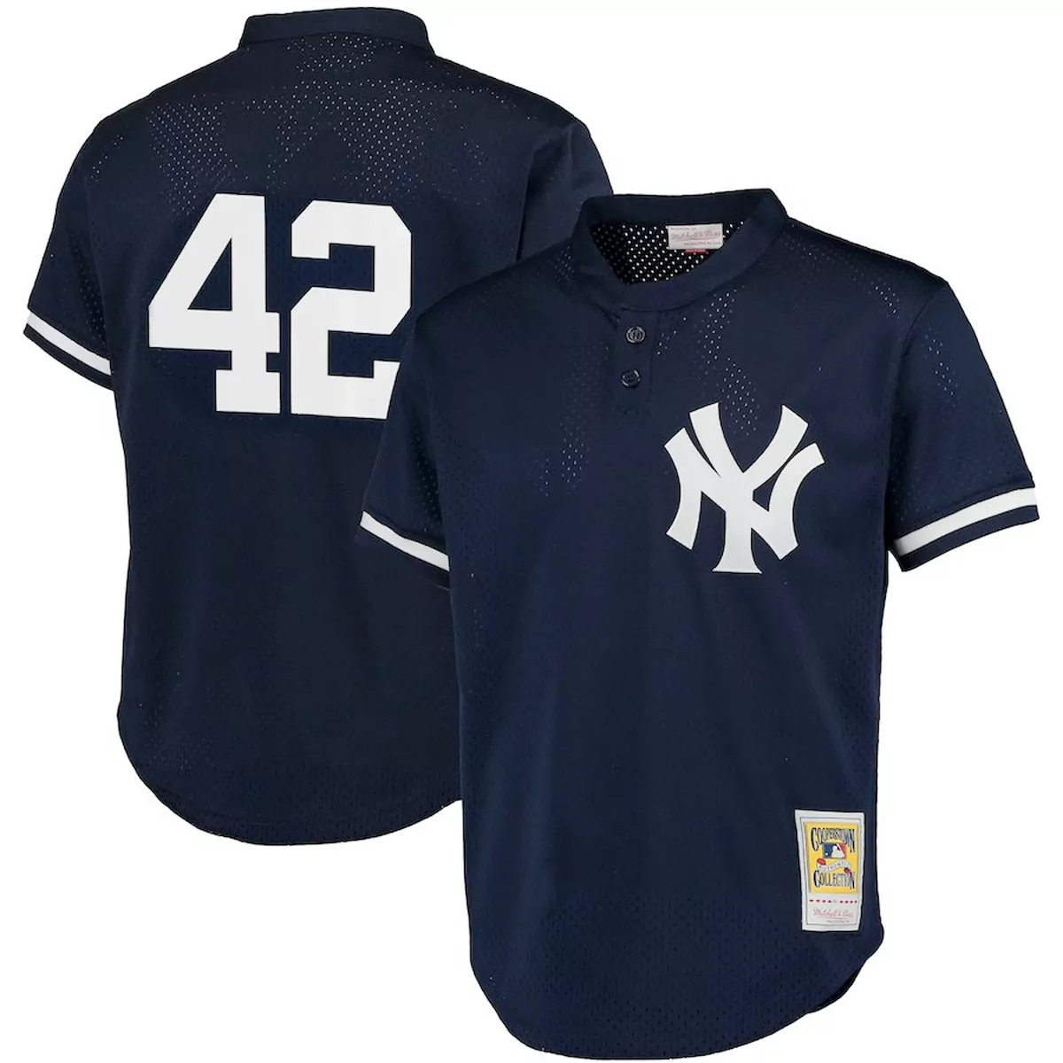 new york yankees mariano rivera navy cooperstown collection 2009 batting practice jersey