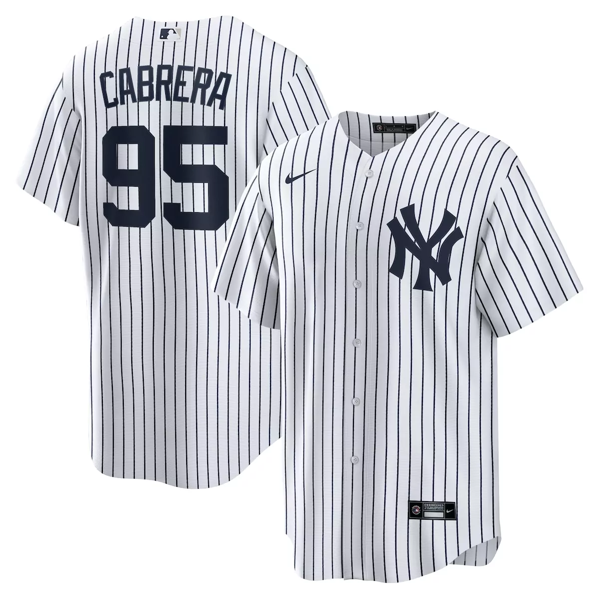 new york yankees oswaldo cabrera white home jersey mjq