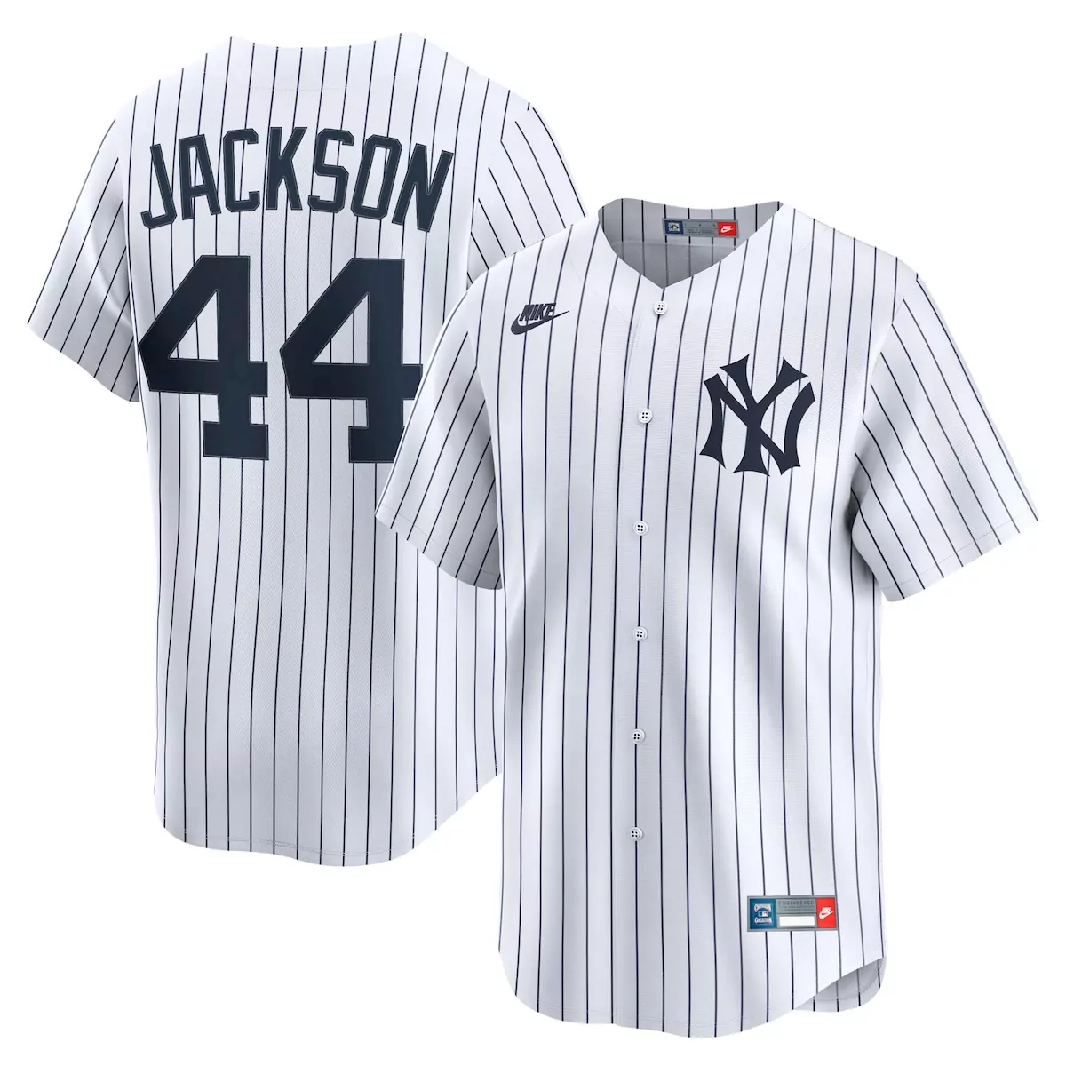new york yankees reggie jackson white throwback cooperstown collection limited jersey