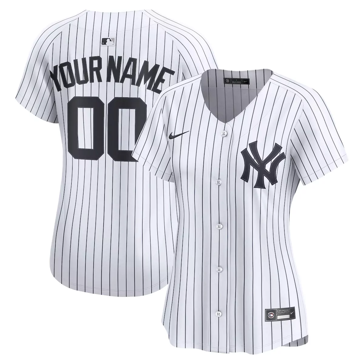 new york yankees white home elite custom jersey
