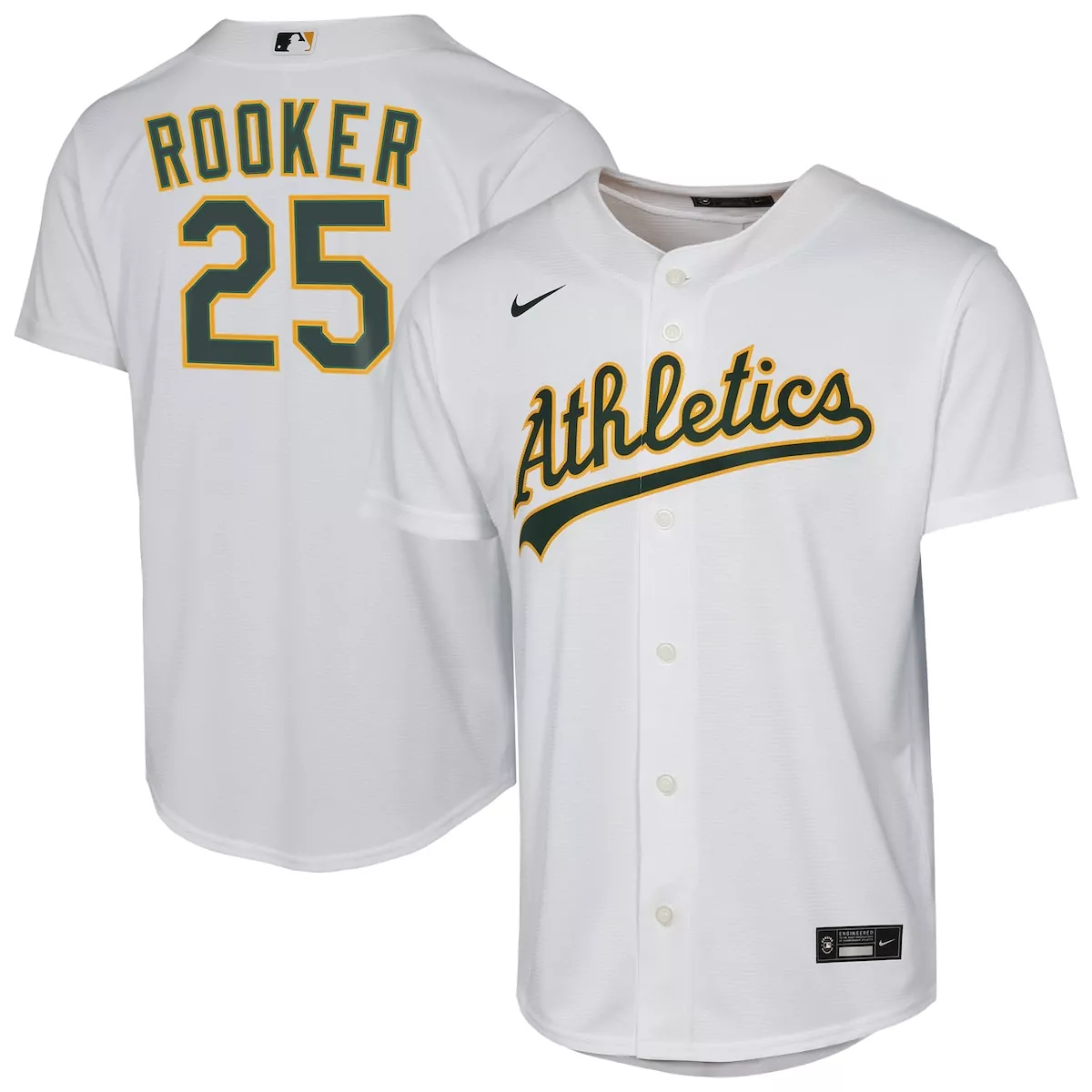 oakland athletics brent rooker kelly green alternate jersey