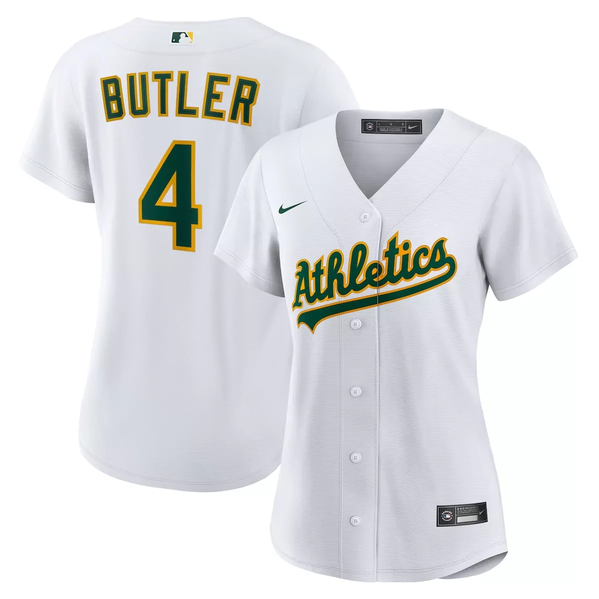 oakland athletics lawrence butler white home jersey zng