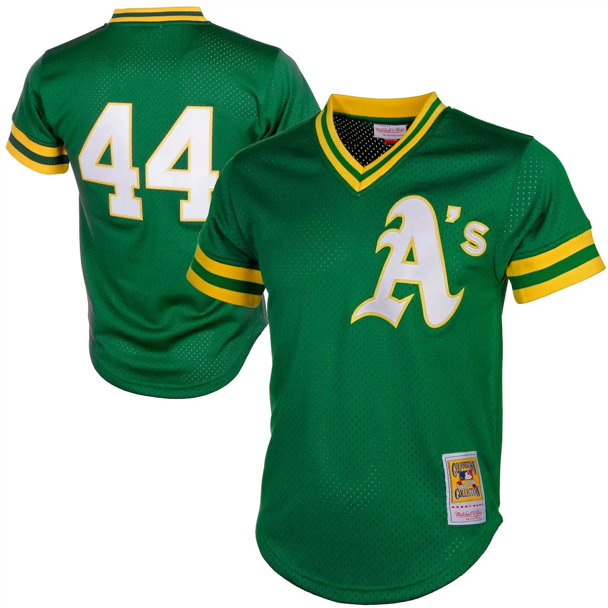 oakland athletics reggie jackson green cooperstown mesh batting practice jersey