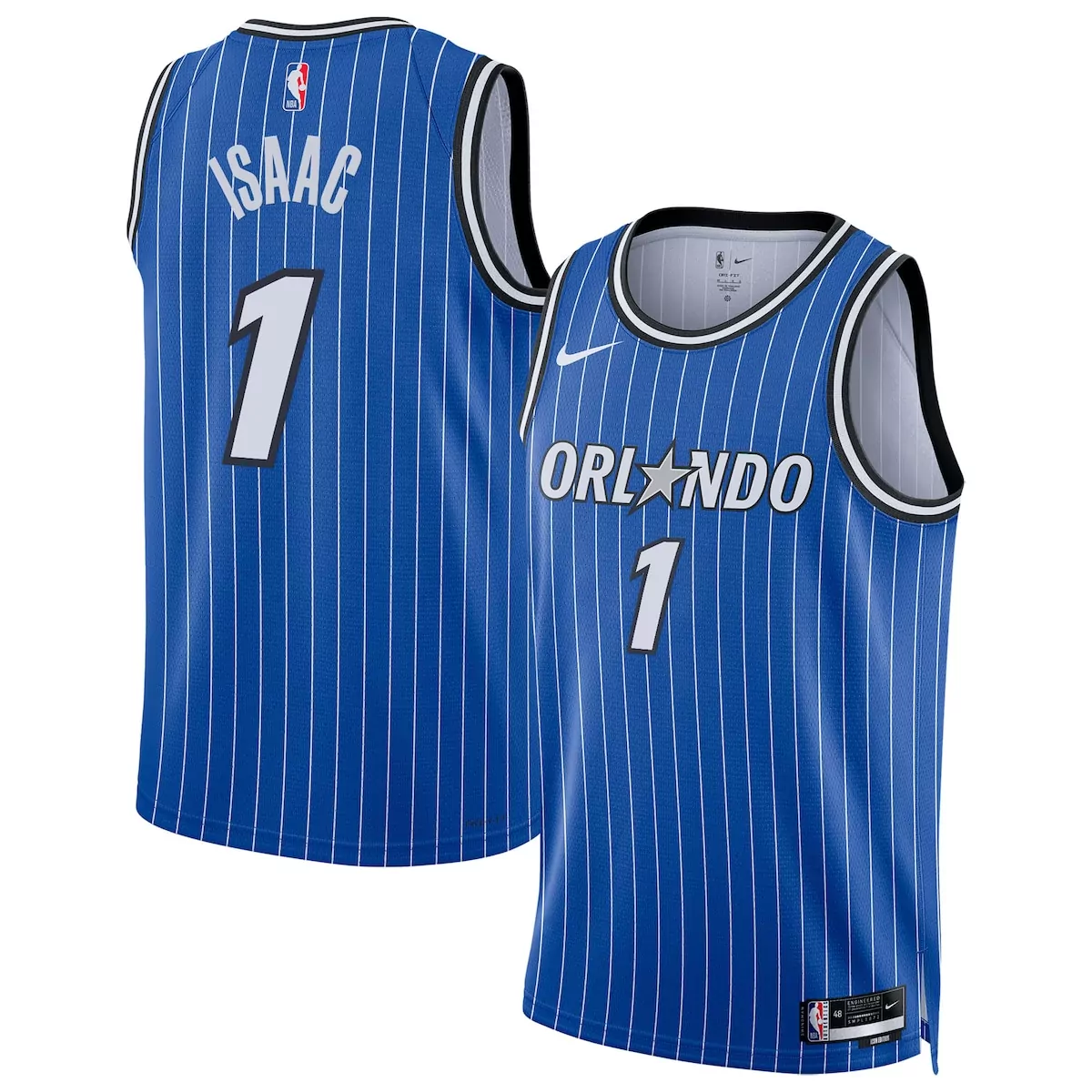 orlando magic icon edition jersey blue jonathan isaac unisex