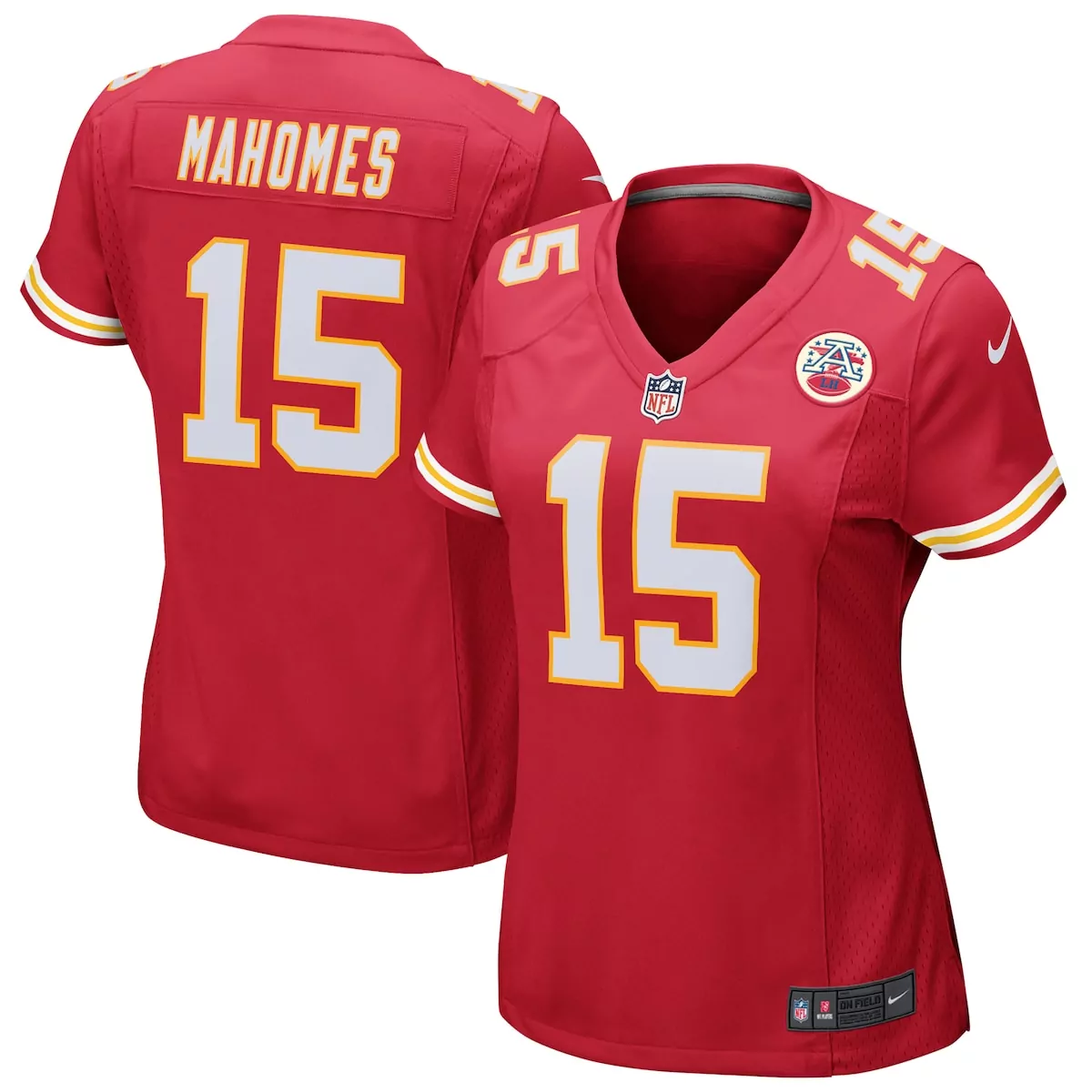 kansas city chiefs patrick mahomes tundra white super bowl lix fashion game jersey