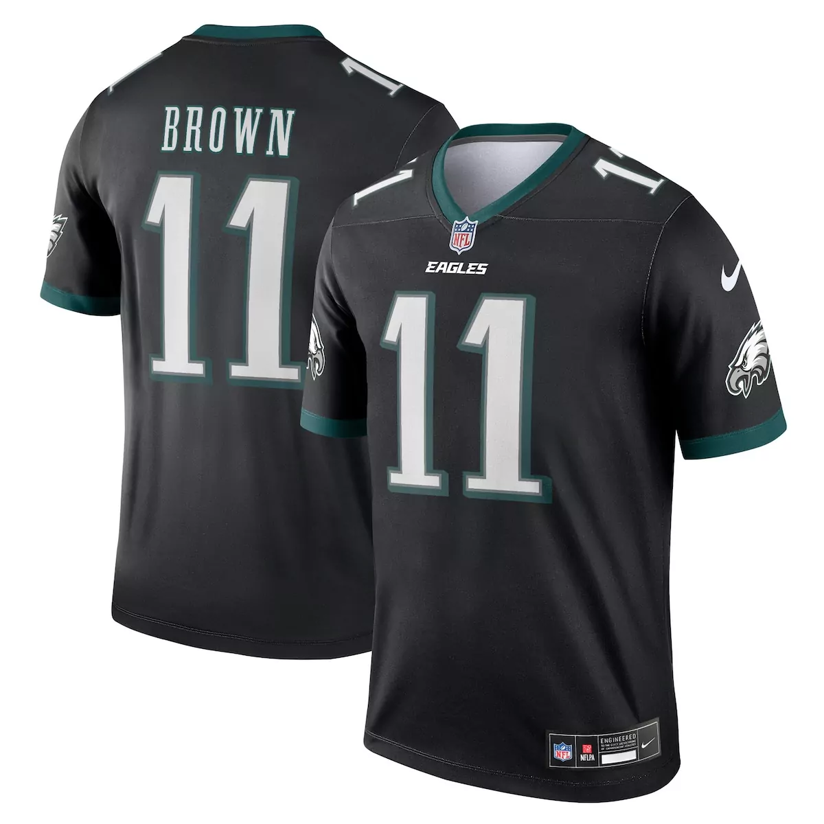 philadelphia eagles a j brown black legend player performance top sym