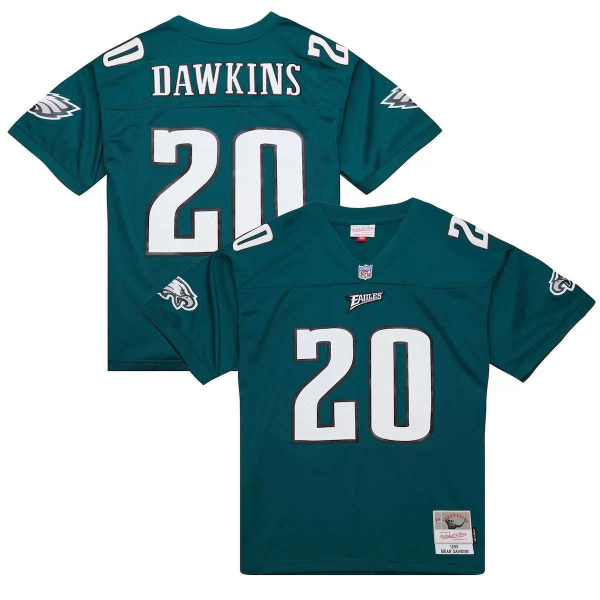 philadelphia eagles brian dawkins green legacy jersey