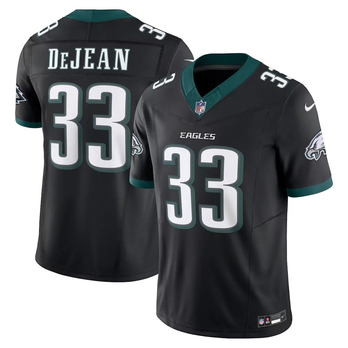 philadelphia eagles cooper dejean black alternate vapor f u s e limited jersey