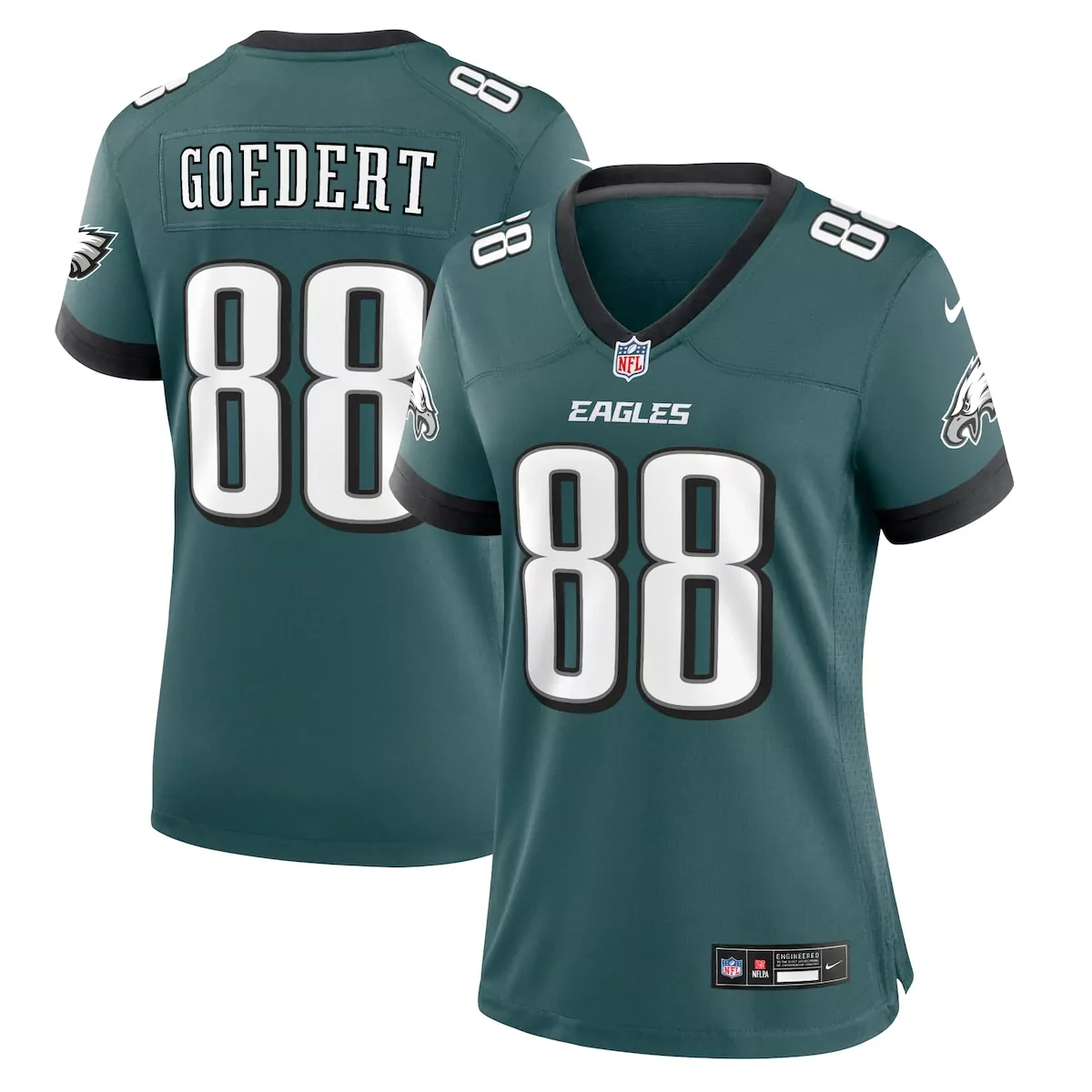 philadelphia eagles dallas goedert midnight green team game jersey zvm