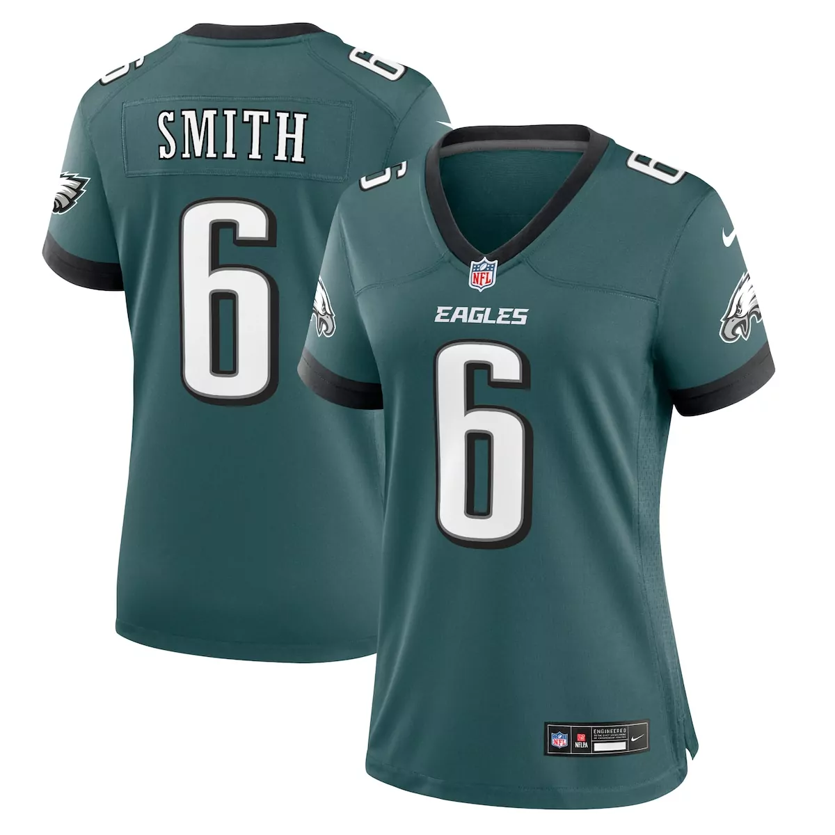 philadelphia eagles devonta smith midnight green team game jersey rob