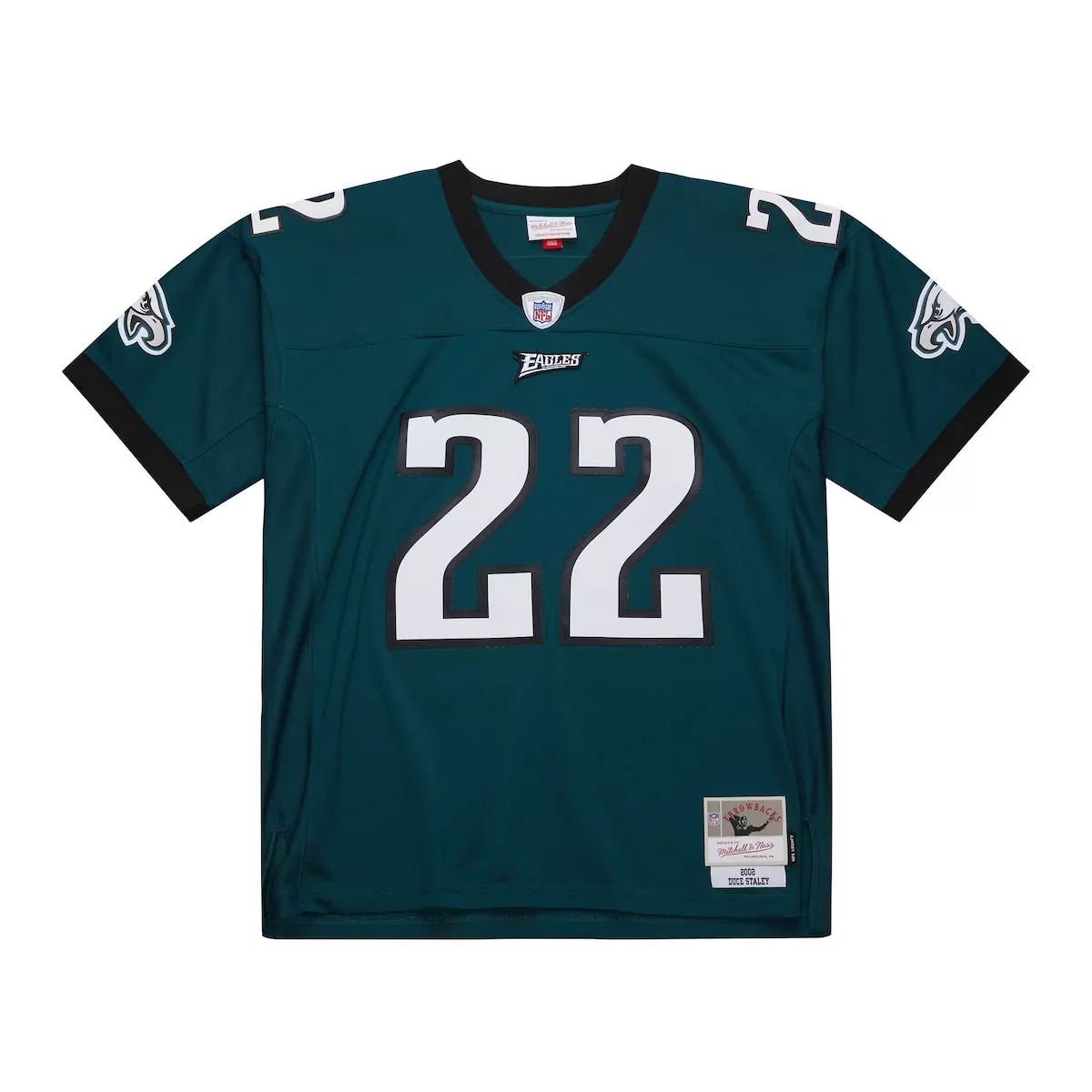 philadelphia eagles donovan mcnabb midnight green 2007 throwback retired player jersey