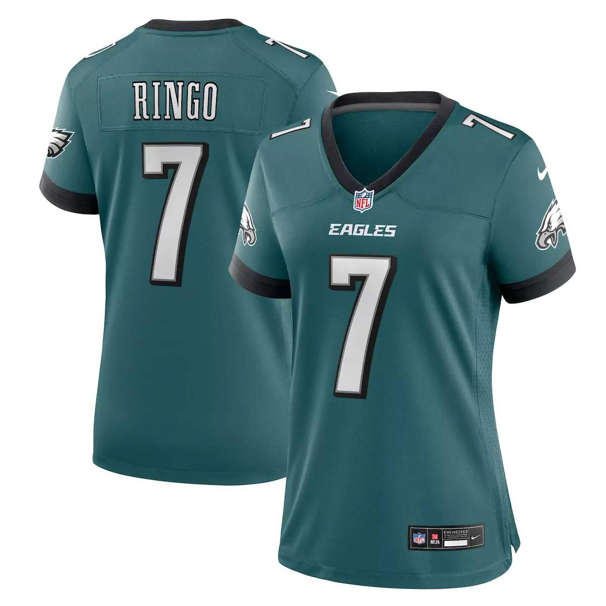 philadelphia eagles kelee ringo midnight green team game jersey jnf