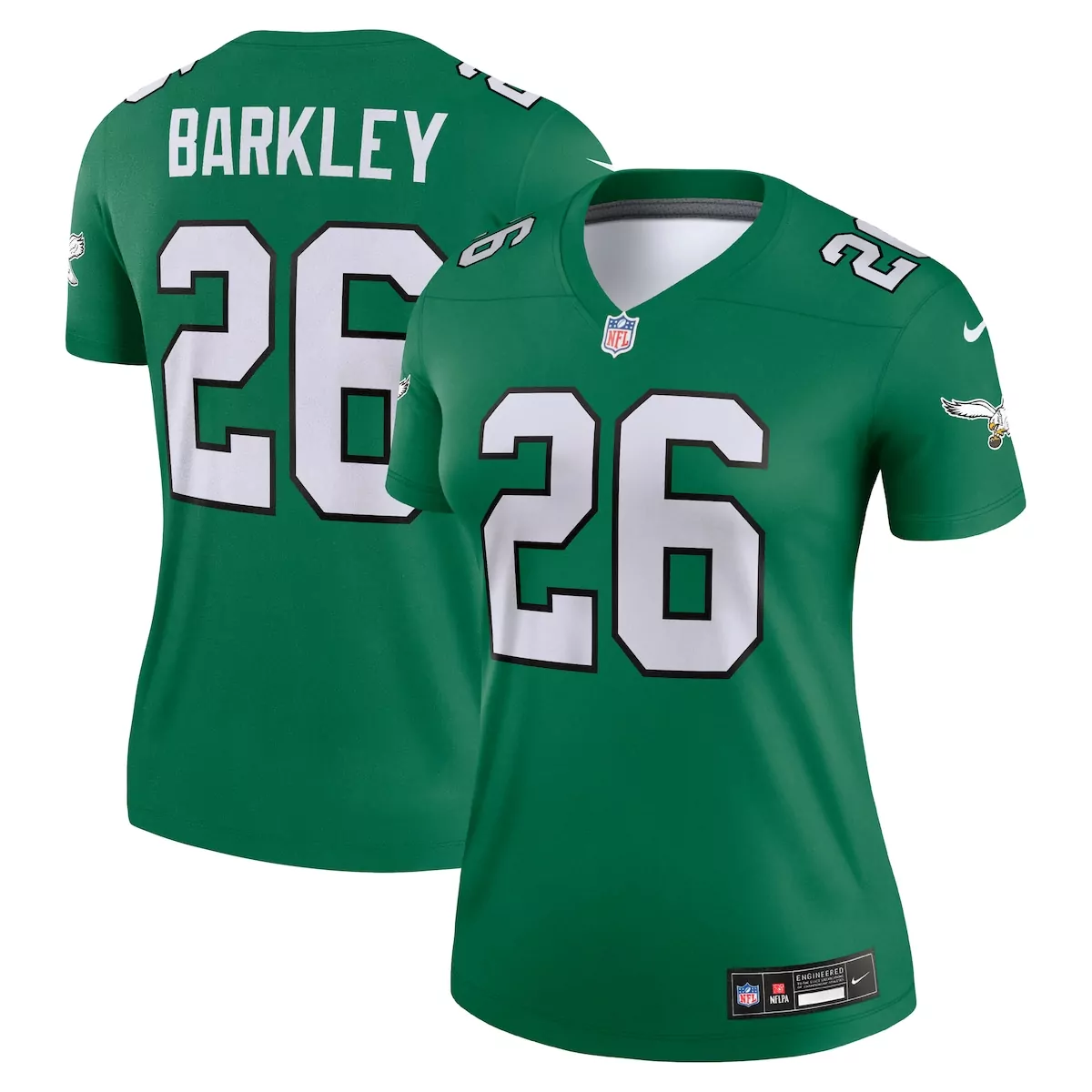 philadelphia eagles saquon barkley kelly green alternate vapor f u s e limited jersey