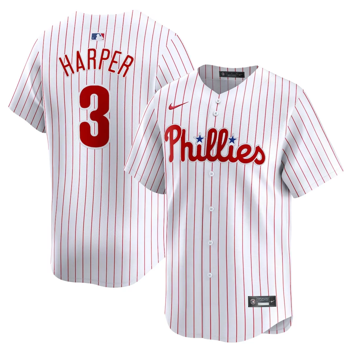 philadelphia phillies bryce harper white home limited player jersey tx6