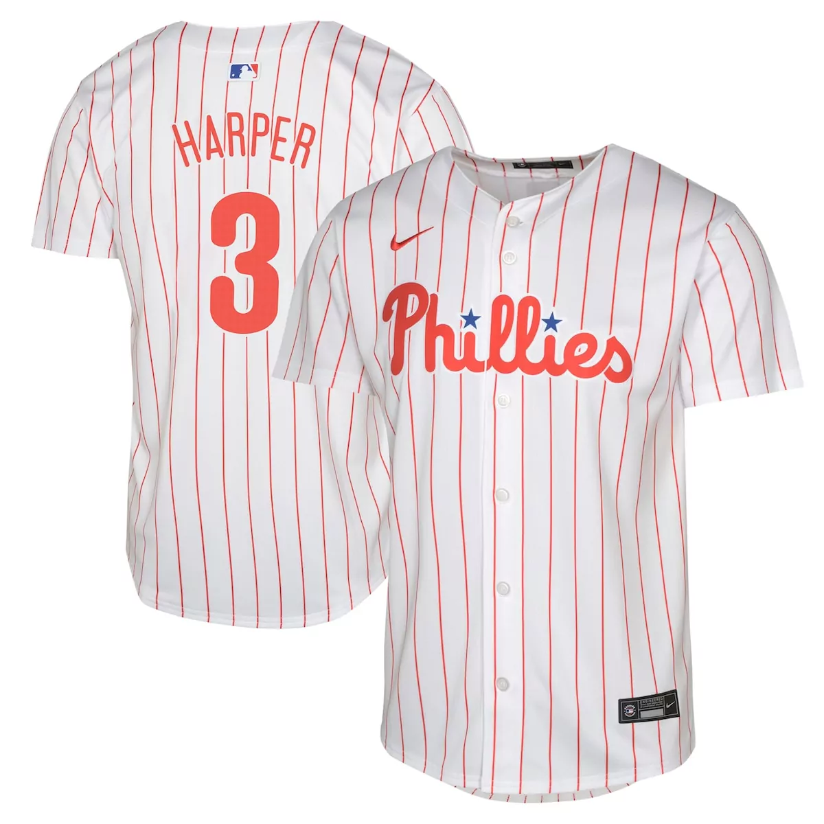 philadelphia phillies bryce harper white limited player jersey