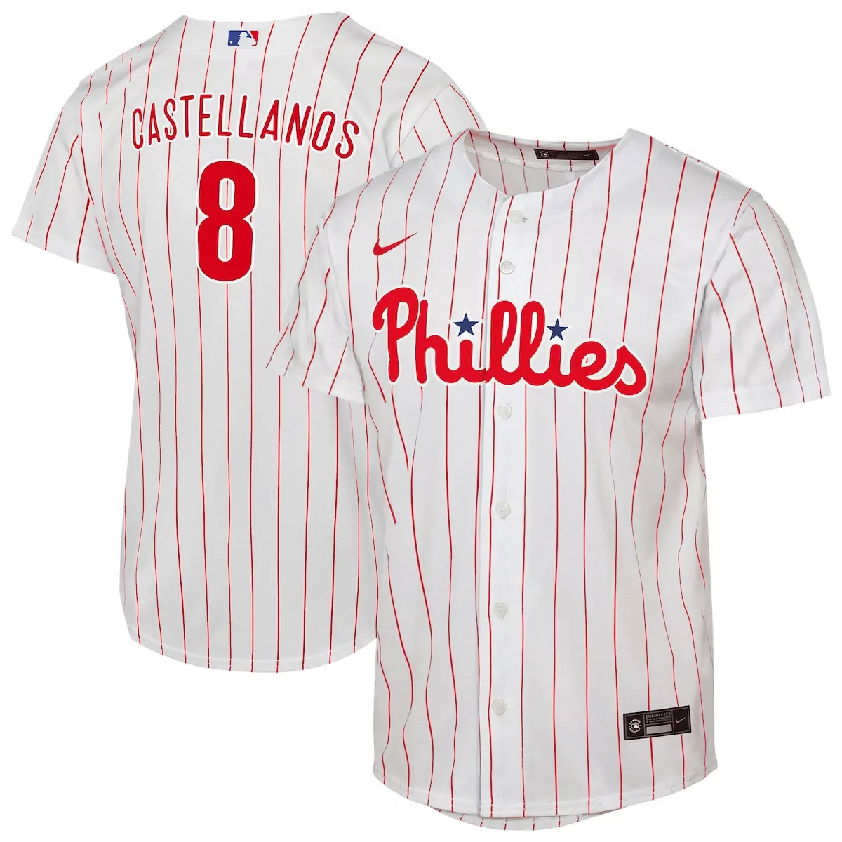 philadelphia phillies nick castellanos white home player jersey phg