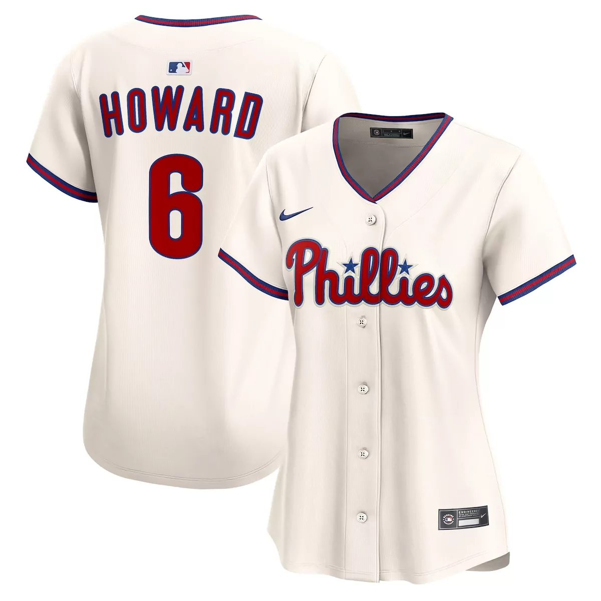 philadelphia phillies ryan howard cream alternate 2 limited jersey