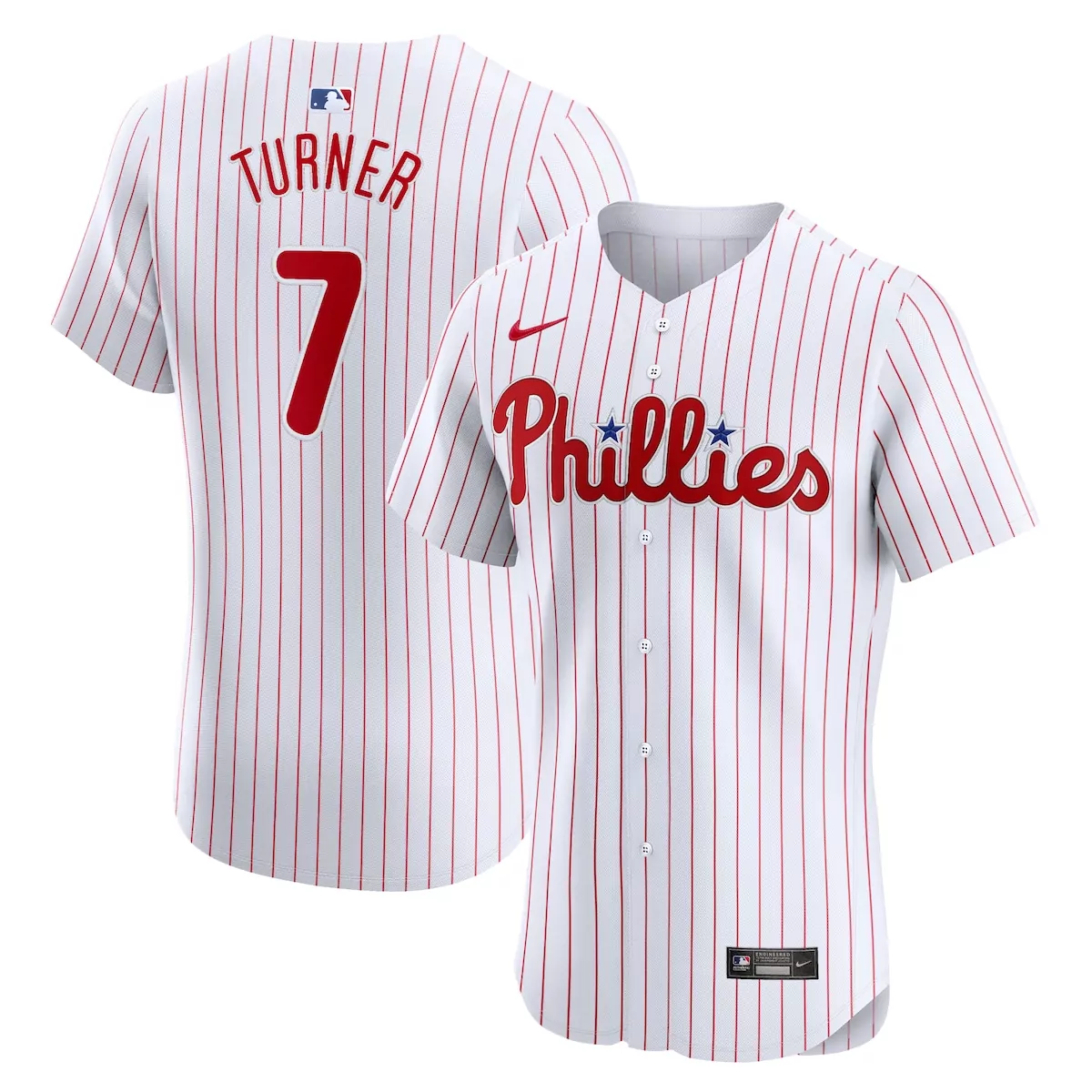 philadelphia phillies trea turner white home elite jersey lij