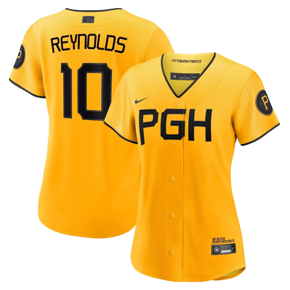 pittsburgh pirates bryan reynolds gold city connect player jersey 3gk