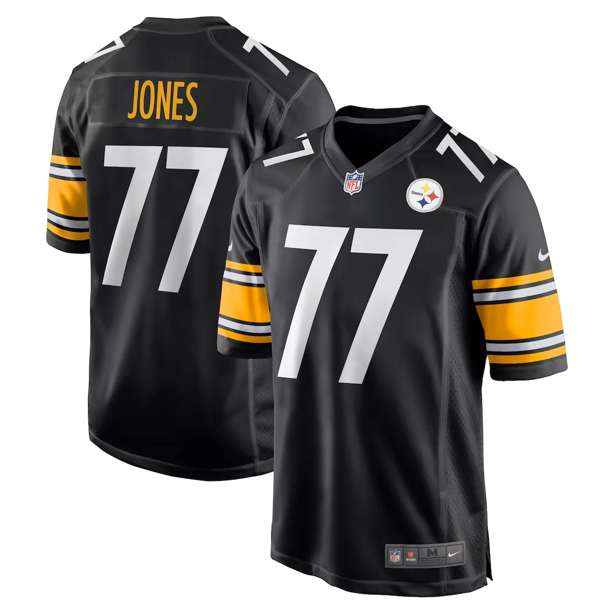 pittsburgh steelers broderick jones black game jersey h8v