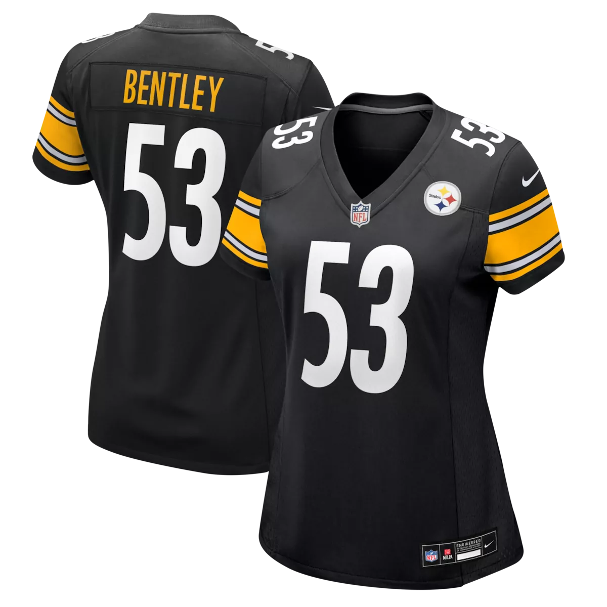 pittsburgh steelers jawhaun bentley black team game jersey 7ee