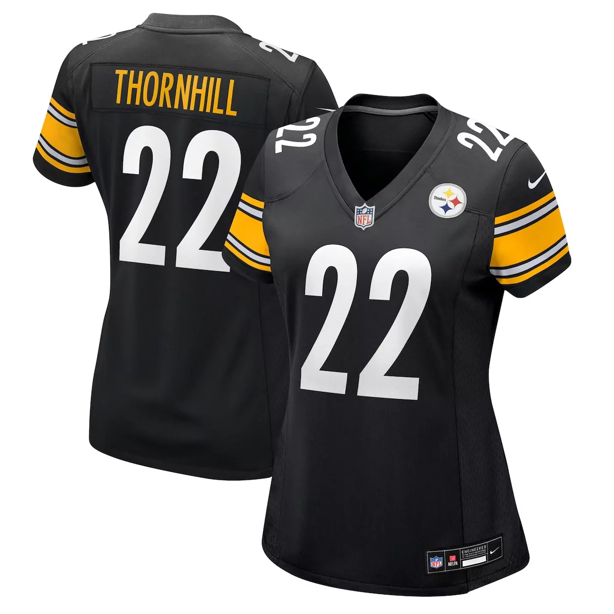 pittsburgh steelers juan thornhill black team game jersey 6gz