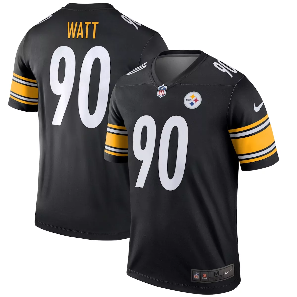 pittsburgh steelers t j watt black game jersey 1fs