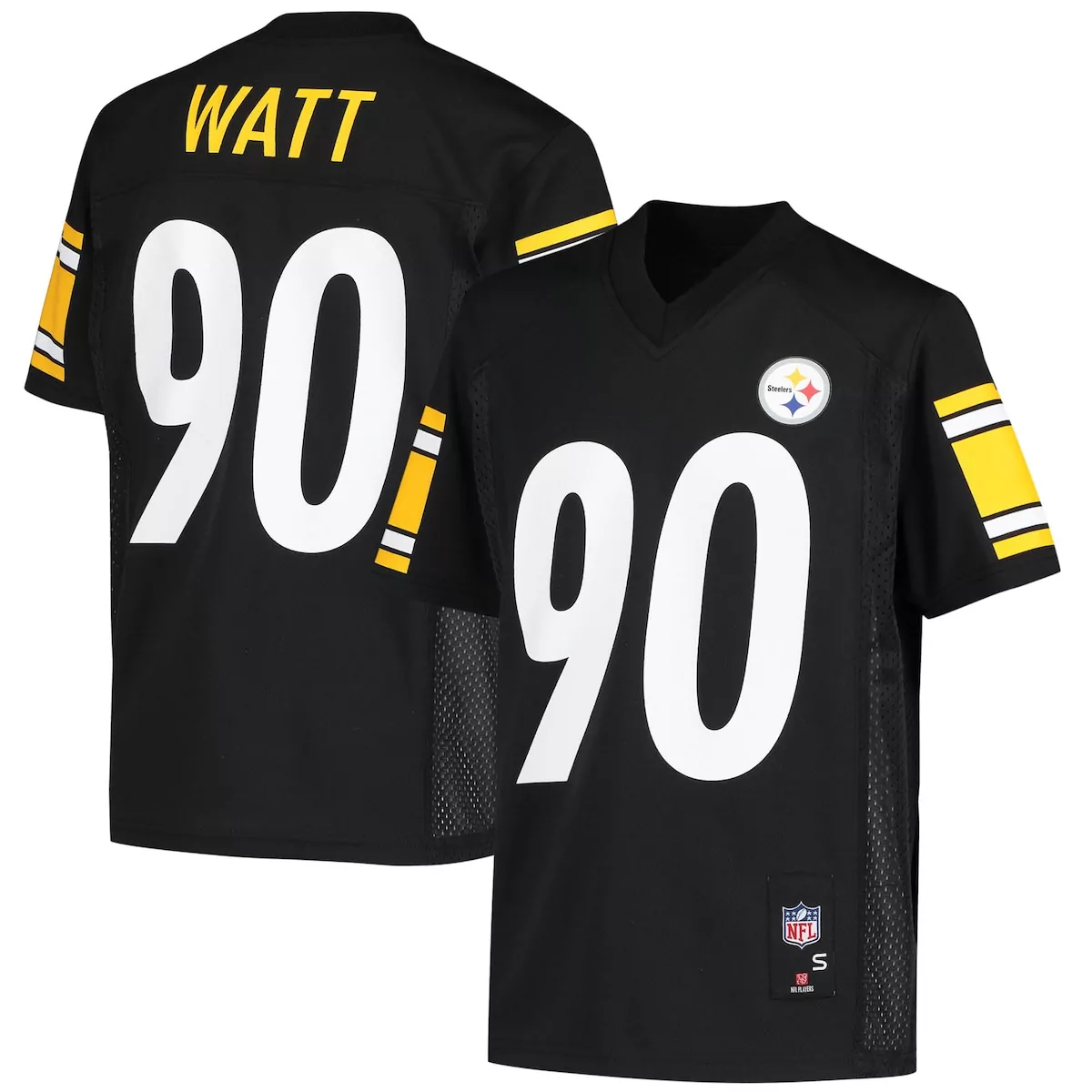 pittsburgh steelers t j watt black game jersey 1fs