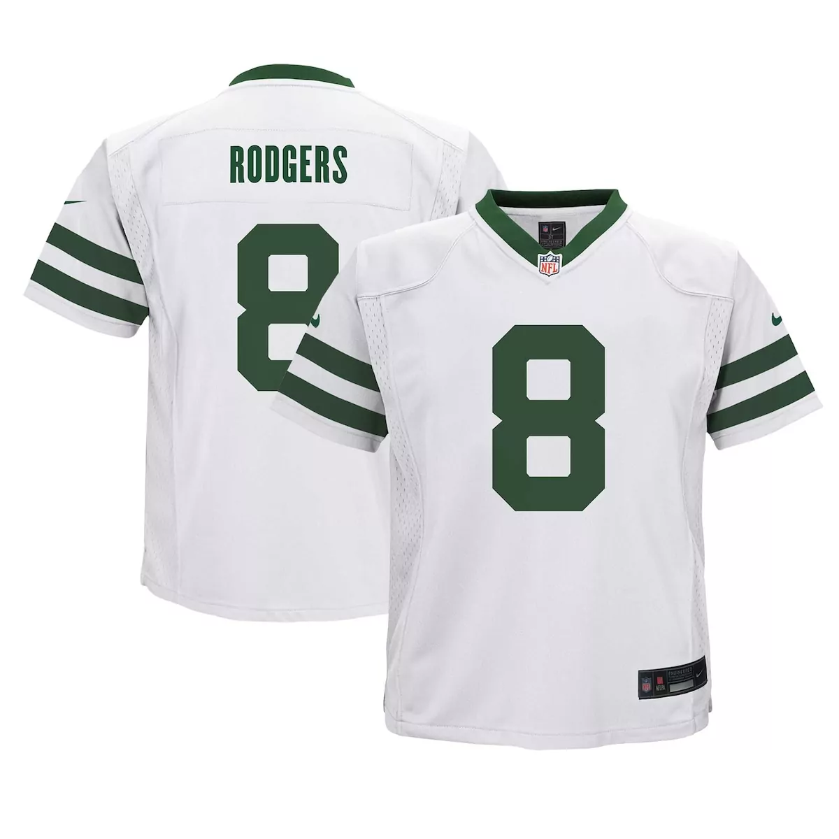 preschool new york jets aaron rodgers legacy green game jersey